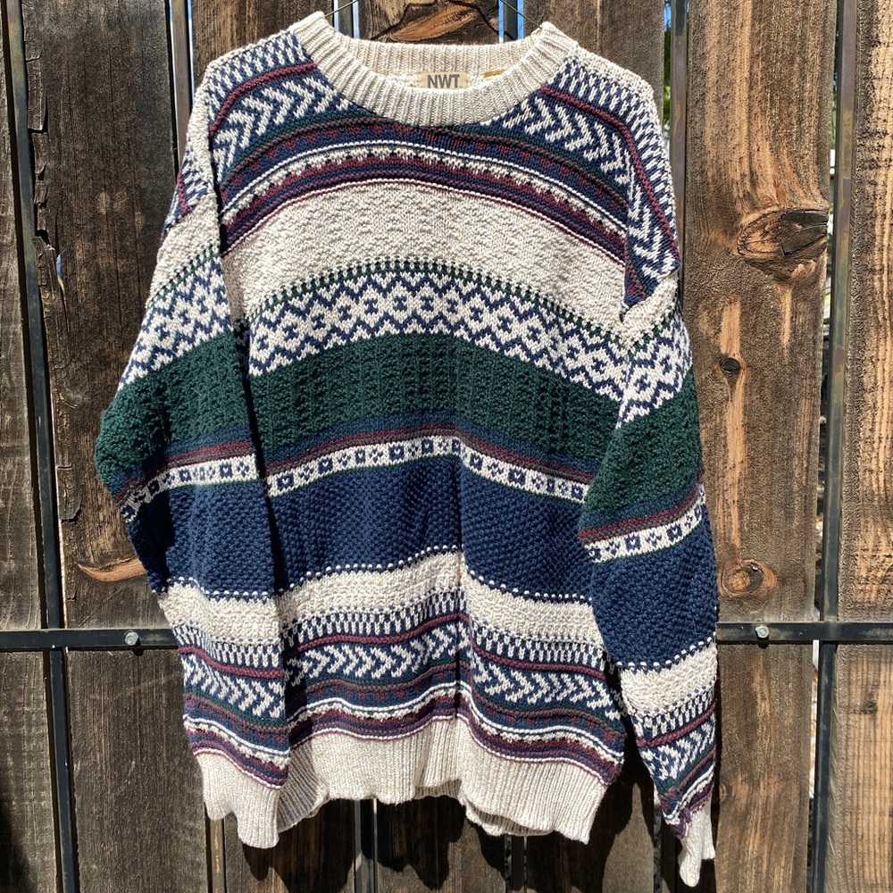chunky knit sweater